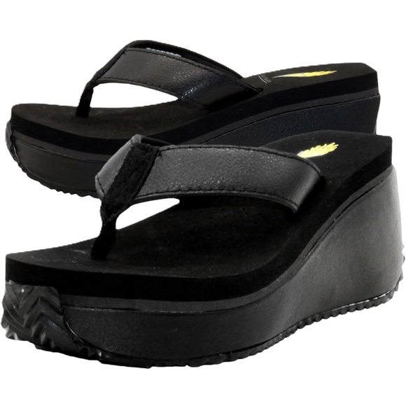 Volatile Shoes - Volatile Black Platform Sandals